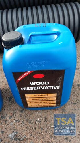 CAN OF WOOD PRESERVATIVE