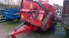 KV TAARUP 853 BALE CHOPPER WITH PTO