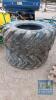 2 X TYRES 500/70/R24