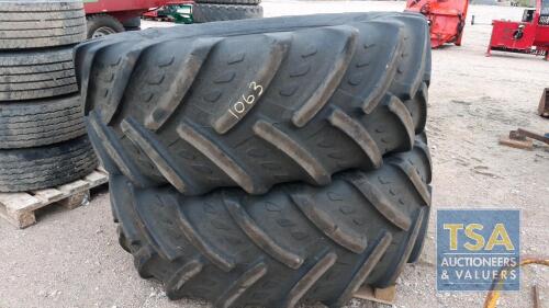 2 X KLEBER TYRES 580/70 R38