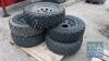 SET OF 5 WHEELS & TYRES FOR LAND ROVER DEFENDER