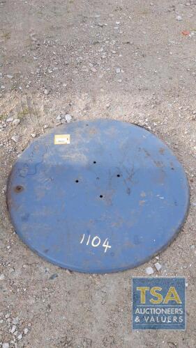 MAIN DISC FOR BOSWELL TURNIP HARVESTER 35" DIAM APPROX