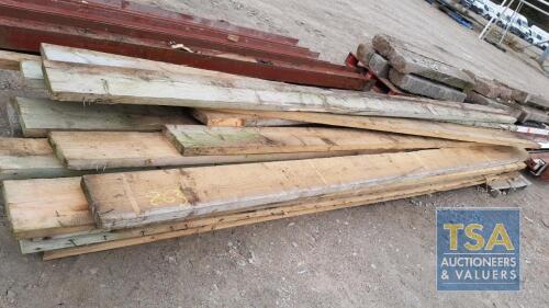 PILE OF TIMBER 4.8M LONG