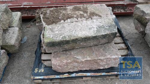 PALLET OF GRANITE LINTELS