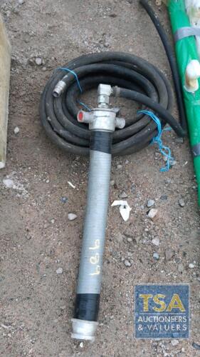 1" HOSE TUB AND SUCTION PIPE