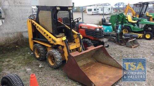 Massey Ferguson 504 Skid Steer, c/w forks & two buckets, No VAT