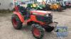 Kubota B2100 Compact Tractor, 3678 hours displayed - not warranted, No VAT