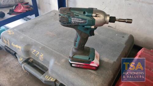 18V LI-ION MAKITA DRILL AND IMPACT DRIVER