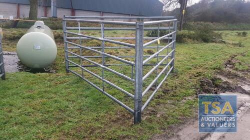 3 No. 10' x 5' Galvanised Cattle Handling Gates