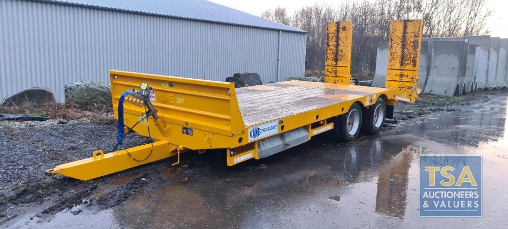 Kane 19 tonne Twin Axle Beavertail Low Loader Trailer