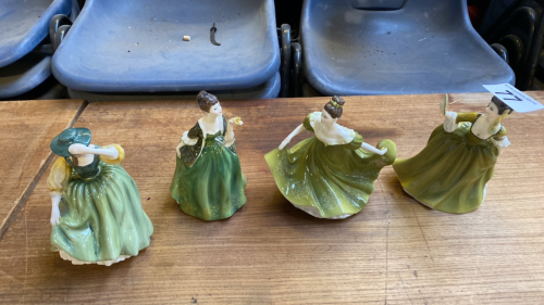 BOX 4 ROYAL DOULTON FIGURINES