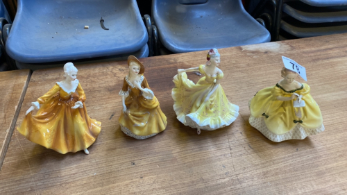BOX 4 ROYAL DOULTON FIGURINES