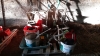 PALLET OF GARDEN TOOLS, SCYTHES