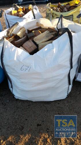 BULK BAG HARDWOOD FIREWOOD LOGS