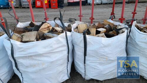 2 BAGS HARDWOOD FIREWOOD