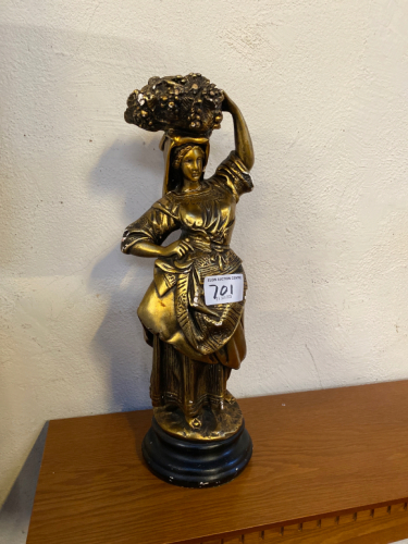 2 FIGURAL STATUES