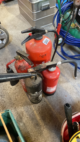 5 FIRE EXTINGUISHERS