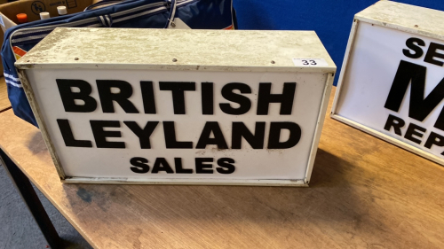 BRITISH LEYLAND SIGN