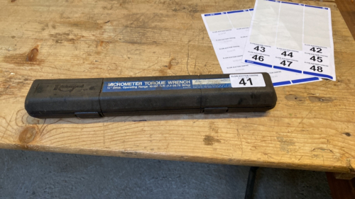 MICROMETER TORQUE WRENCH