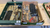 2 BOXES SPANNERS RING KEYS ETC