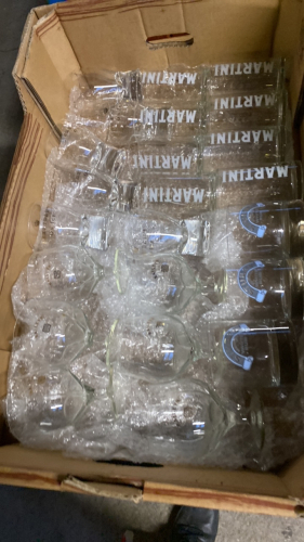 4 BOXES ASSORTED GLASSWARE