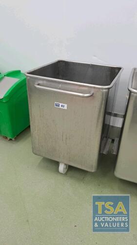 Unitech Stainless Steel Trolley Bin