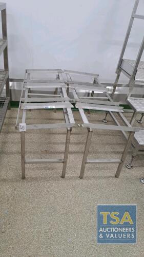 2 No. Stainless Steel Box Stand