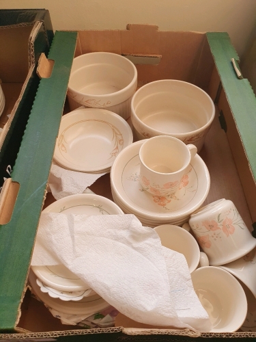 4 BOXES ASSORTED CHINA