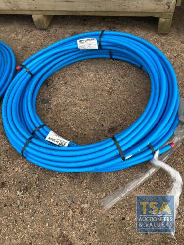 2 GPS PE80 SDR11 12.5BAR LIGHT BLUE PIPE 20MMX25M COIL 51558306