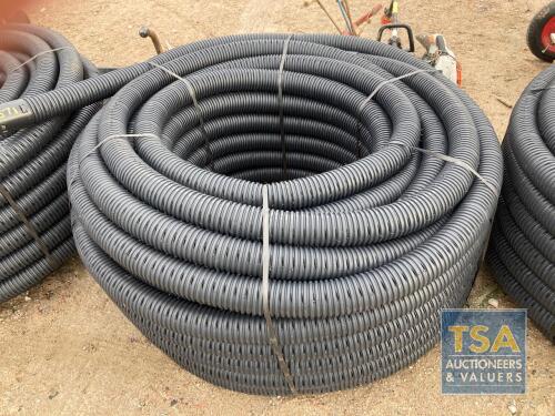 NAYLOR AGRI-DRAIN LAND DRAINAGE BLACK - PERFOR 100M X 80MM 68036