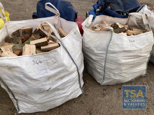 2 BAGS FIREWOOD