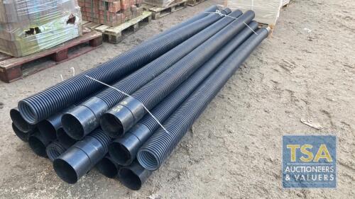 15 NAYLOR METRO TWINWALL DUCTING BLACK - ELECTRIC 3M 125/145