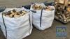 2 BULK BAGS SOFTWOOD FIREWOOD