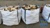 2 BULK BAGS OF SOFTWOOD FIREWOOD