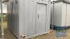 12' X 9' STEEL OFFICE/TOILET UNIT KEY IN P/CABIN