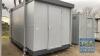 15' X 8' PORTACABIN 2 X DOORS & 1 WINDOW KEY IN P/CABIN