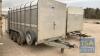 IFOR WILLIAMS TA510 14 FT TRI AXLE LIVESTOCK TRAILER