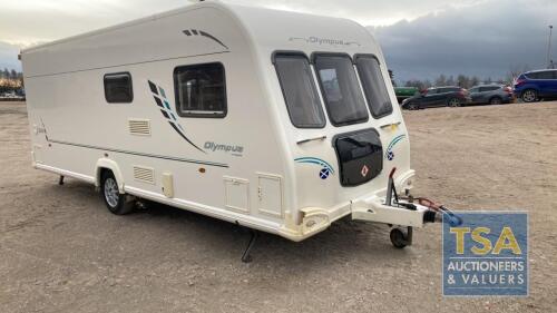 BAILEY OLYMPUS 534 CARAVAN 4 BERTH - YEAR 2010 NO KEYS