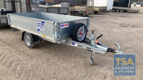 IFOR WILLIAMS EUROLIGHT 8' X 5' FLATBED TRAILER