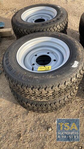 4 X TRAILER WHEELS & TYRES 185/70 R13