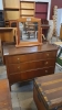 CHEST OF DRAWERS & PINE MIRROR