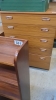 TEAK CHEST DRESSING TABLE & BEDSIDE CABINET