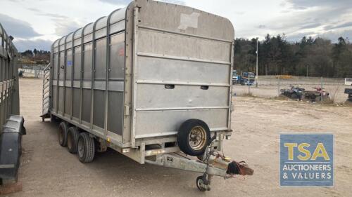 IFOR WILLIAMS 14FT STOCK TRAILER C/W SHEEP DECKS