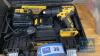 DE WALT 18V CORDLESS DRILL SET