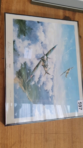 LTD EDT PRINT SPITFIRE BY R TAYLOR