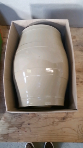 BOX STONEWARE BARREL