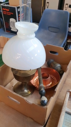 BOX GARDEN SPRAYER, LAMPS & JELLY MOULD