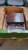 2 BOX CHINA & PLATED WARE ETC