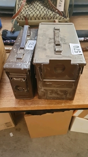 2 AMMO BOXES