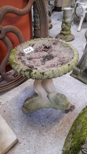 GARDEN BIRD BATH